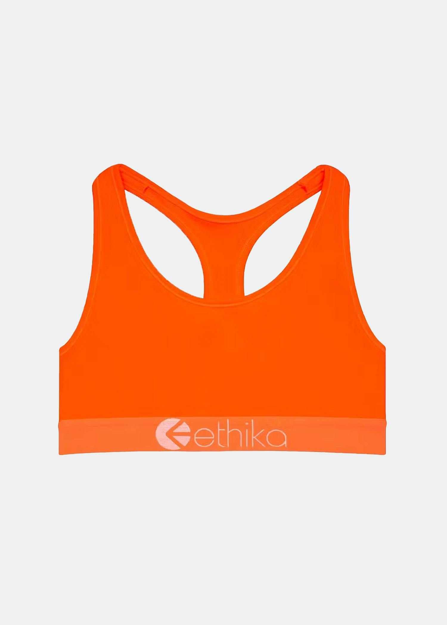 GIRLS SPORTS BRA SubZero Performance - Neon Orange | Ethika