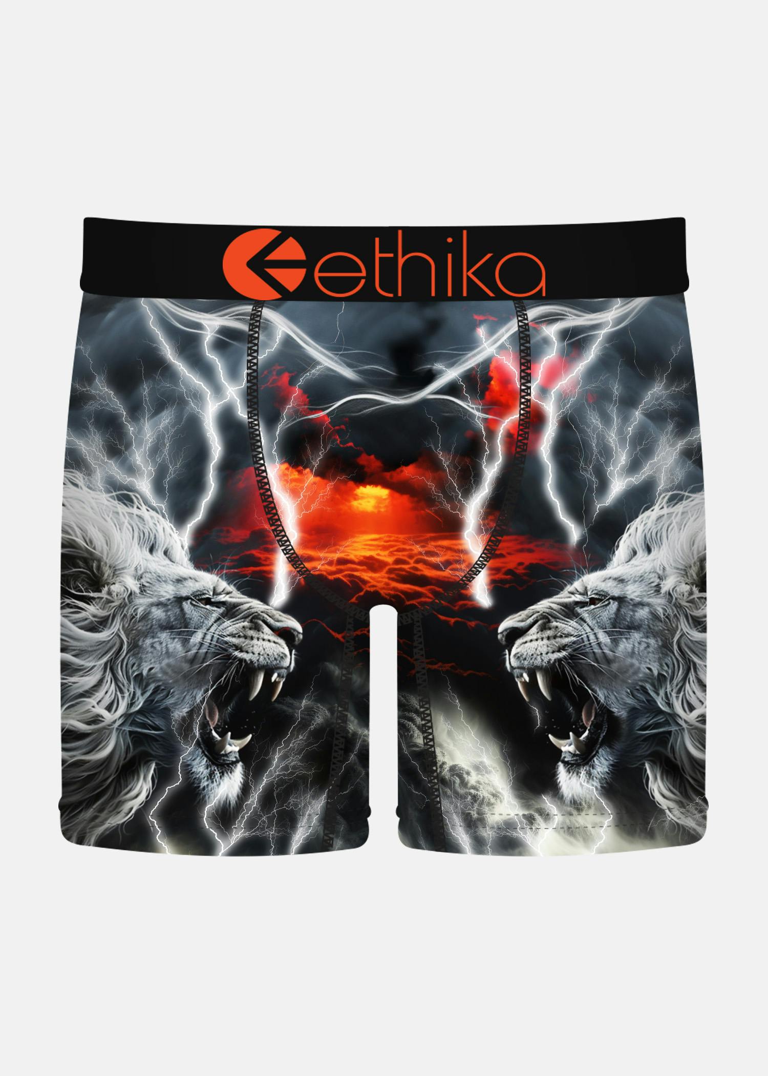 ◆ ihika ◆ Ethika Men's Boxer Brief, Knee Length, 4-Way Stretch