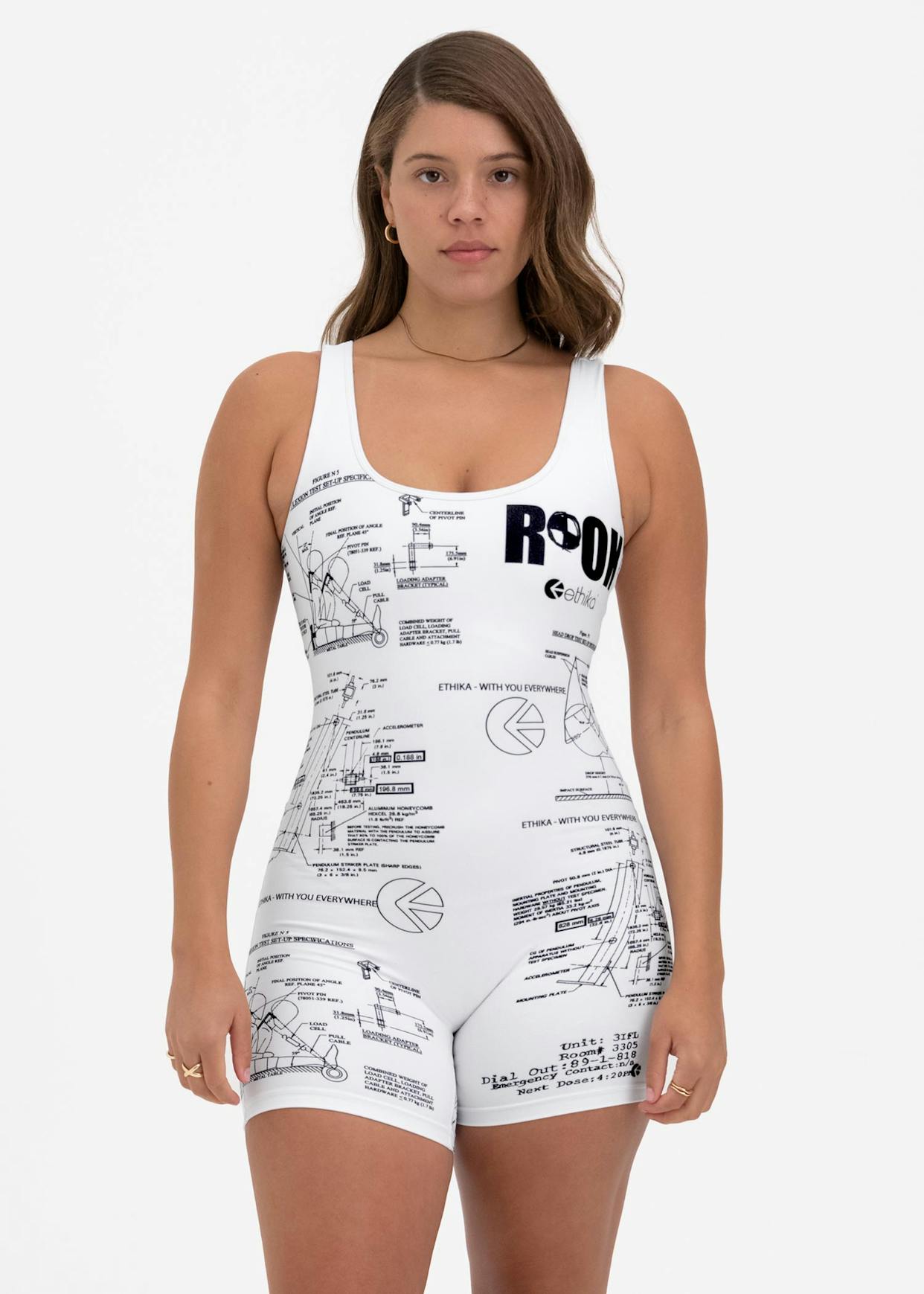 WOMENS ROMPER SHORT Rook Hazard Ethika With You Everywhere