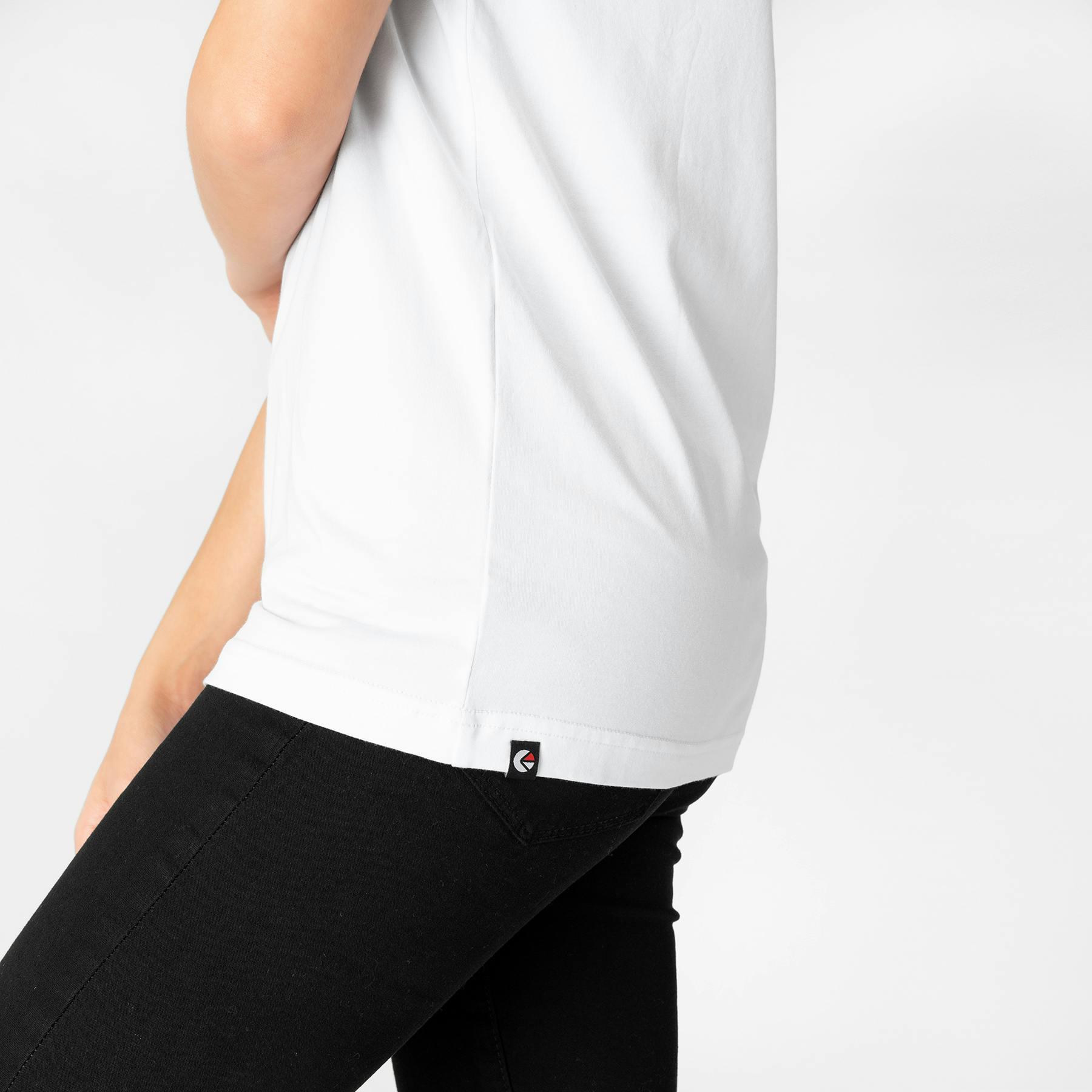 Womens Modal Fitted Tee White Ethika With You Everywhere