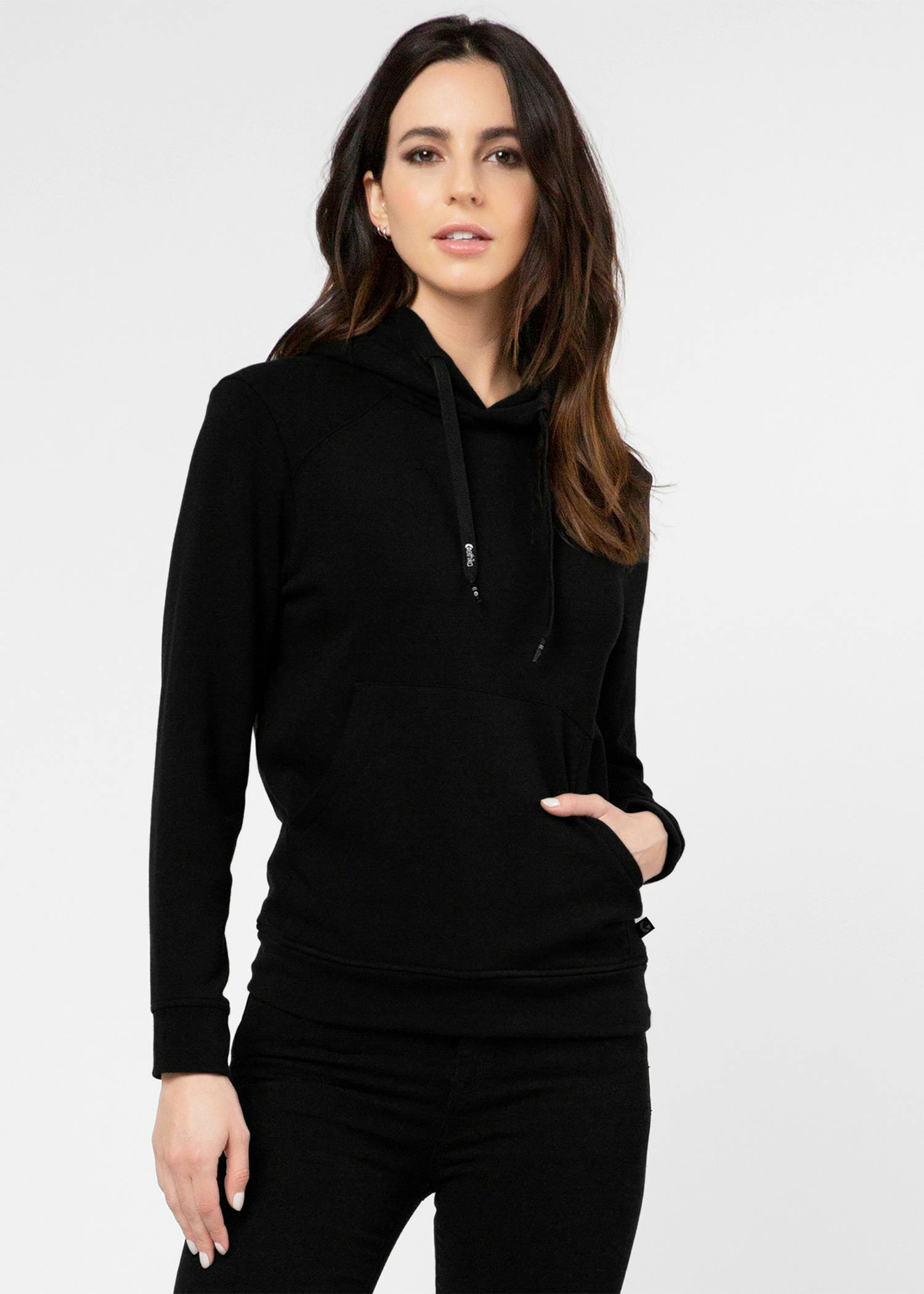 Womens Sweatshirt Premium Womens Premium Hoodie - Black | Ethika®