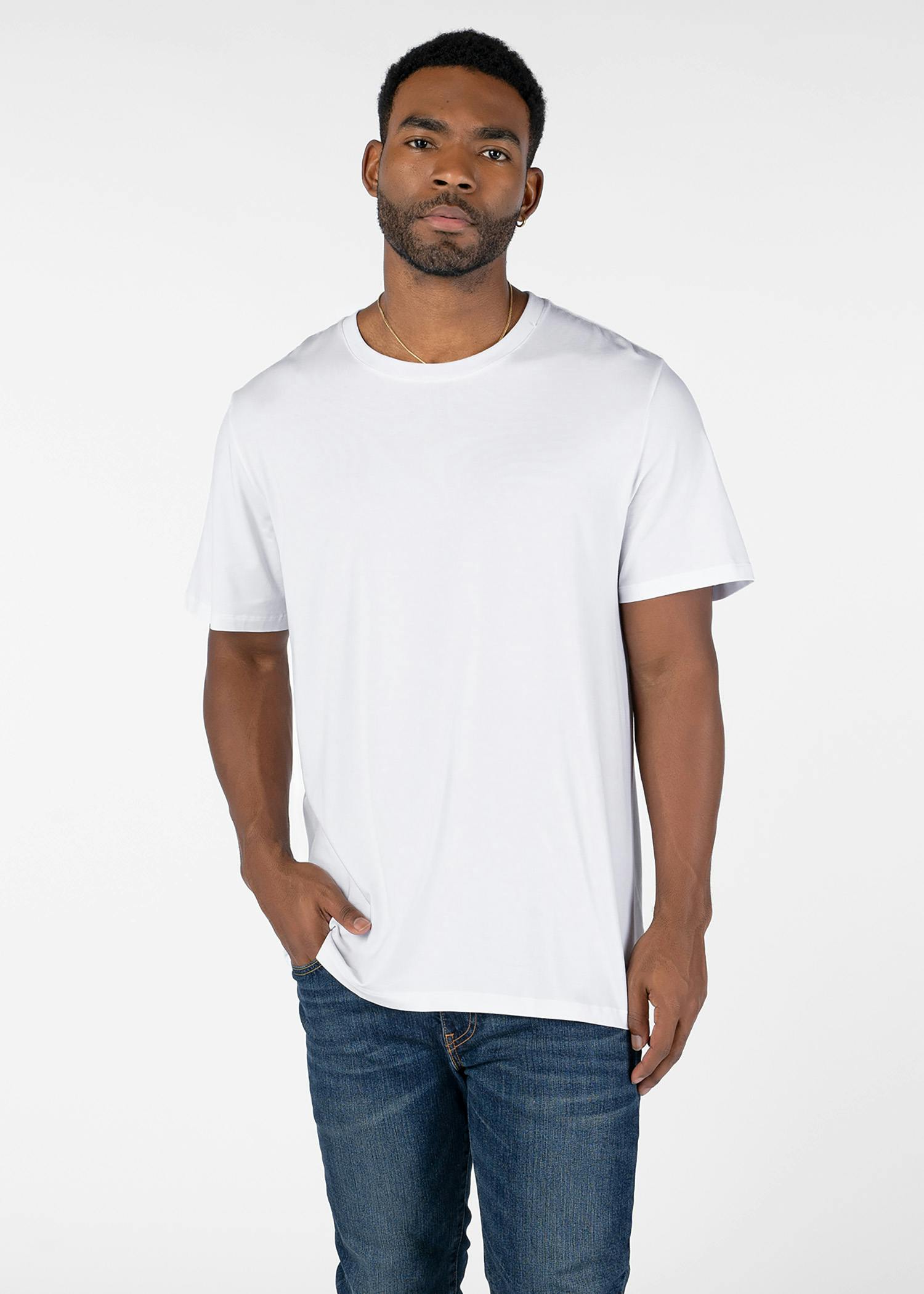 Mens Classic Tee Modal Classic Modal Tee - White | Ethika®