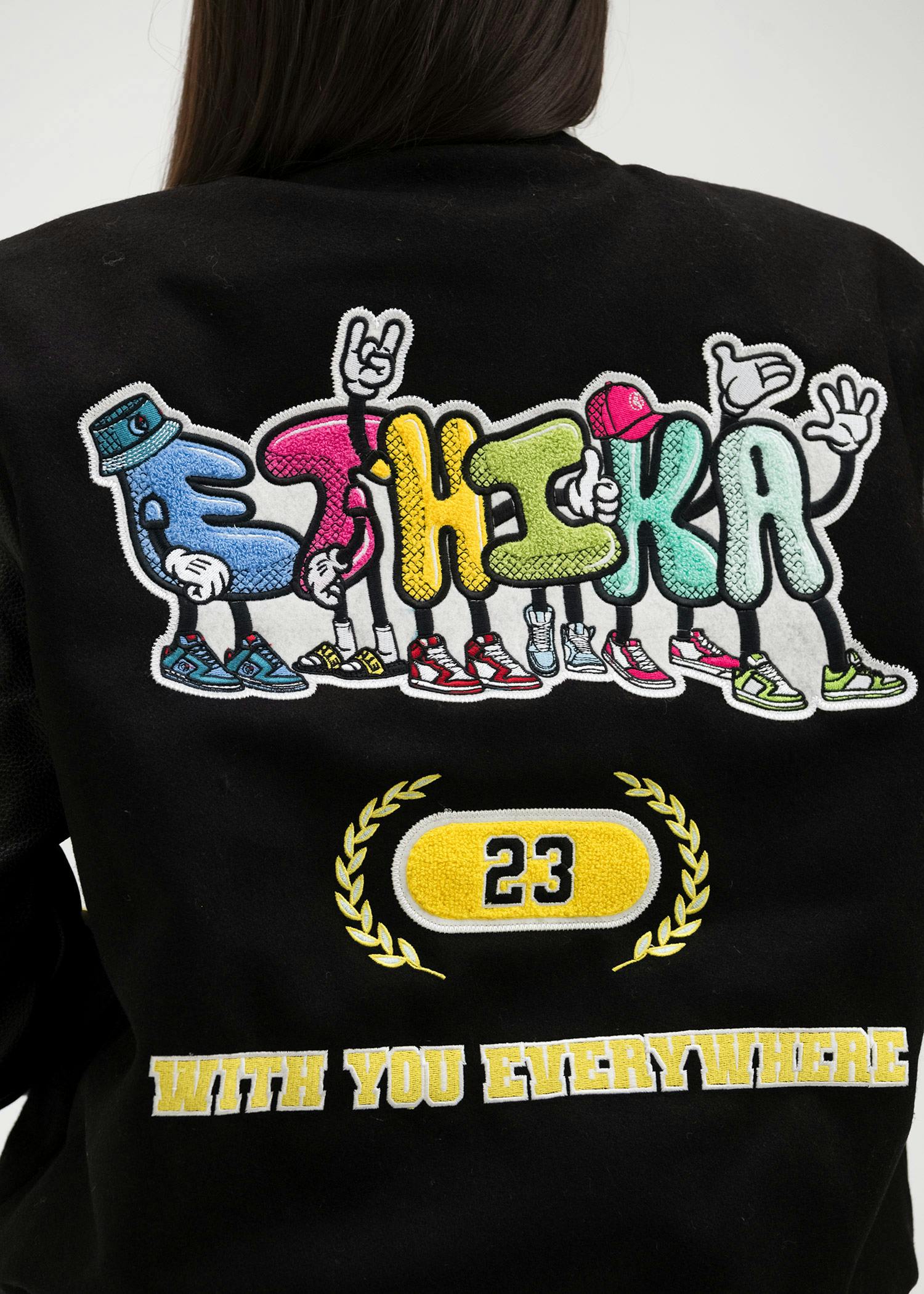 Sport-Tek Insulated Varsity Jacket with custom logo
