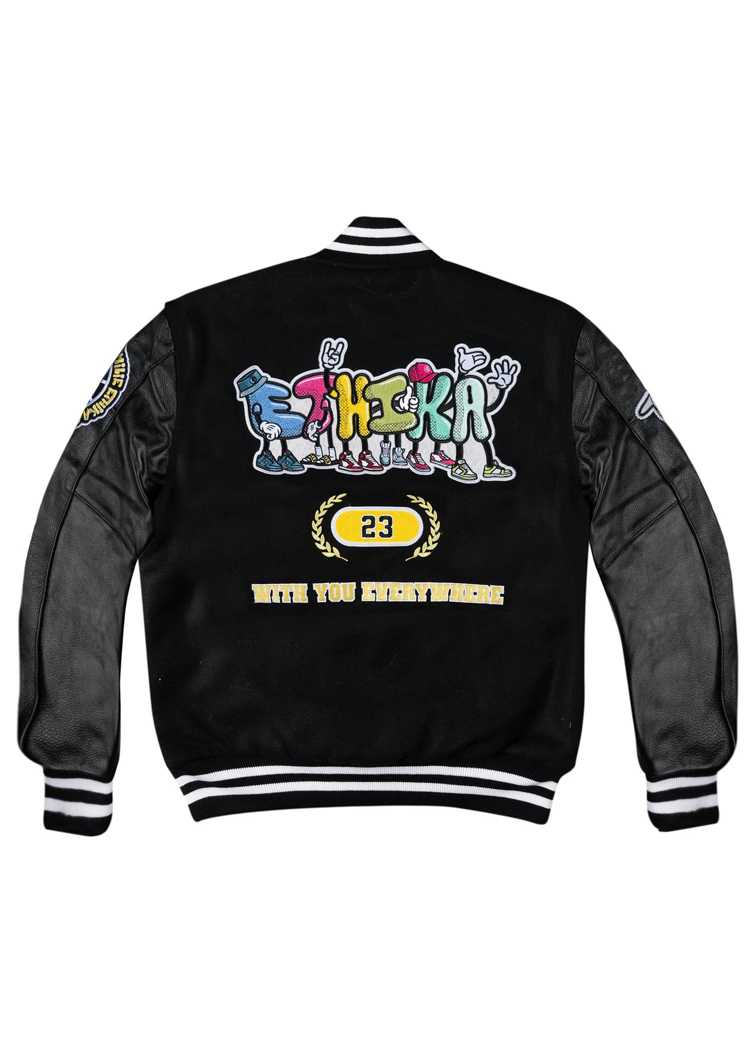 Sport-Tek Insulated Varsity Jacket with custom logo