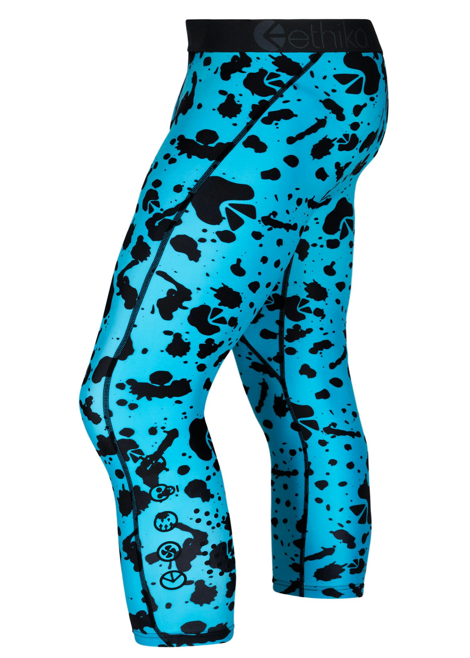 Ethika Womens Subzero Green/Black 3/4 Tights – TrueGritNZ