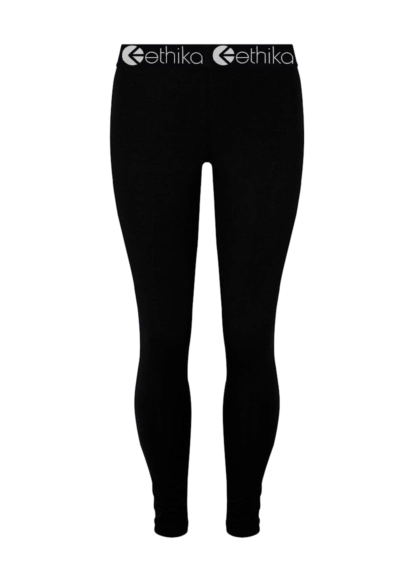 Girls Leggings Modal Midnight Black - Girls | Ethika | With You Everywhere